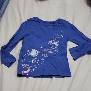 Carter's Cosmic Blue Long Sleeve Tee